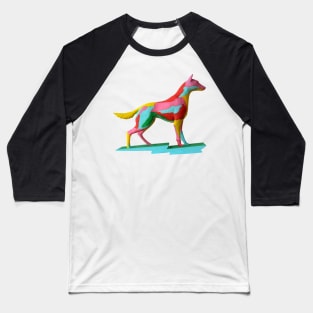 Dingo Flour Fremantle Logo in Colour Baseball T-Shirt